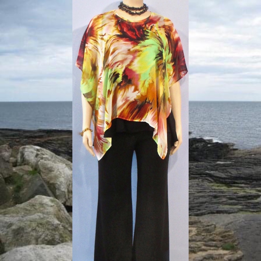 JFD Desert Garden Poncho